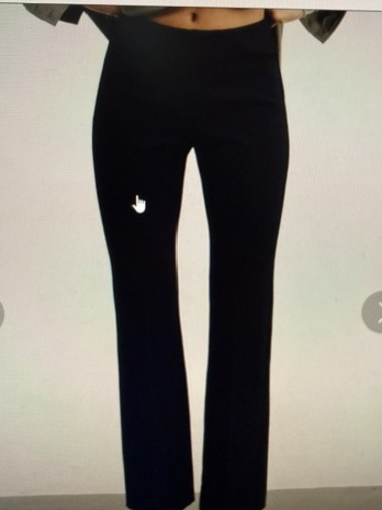 Ayr Black High-Rise Flared Pants Nwot